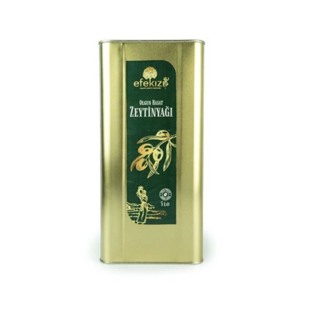 Olgun hasat soğuk sıkım zeytinyağı 5 litre